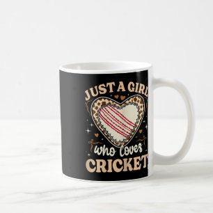 Caneca De Café Apenas Uma Menina Que Ama Críquete Estampa de Vaca