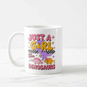 Caneca De Café Apenas Uma Menina Que Ama Dinossauros