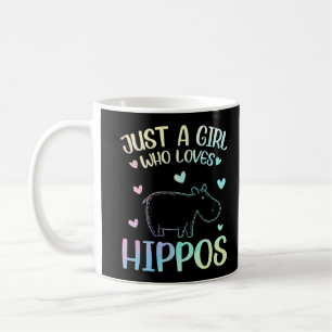 Caneca De Café Apenas Uma Menina Que Ama Hippos