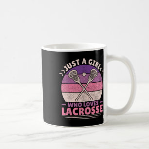 Caneca De Café Apenas Uma Menina Que Ama Lacrosse Player Lax Love