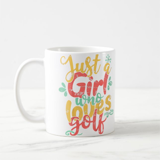 Caneca De Café Apenas Uma Menina Que Ama Presente De Camiseta De  (Esquerda)