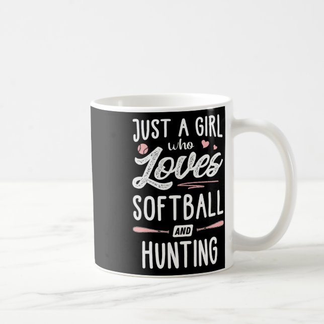 Caneca De Café Apenas Uma Menina Que Ama Softll E Presente De Caç (Direita)