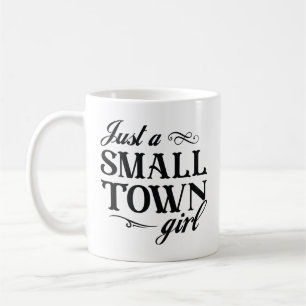 Caneca De Café Apenas Uma Pequena Garota Da Cidade