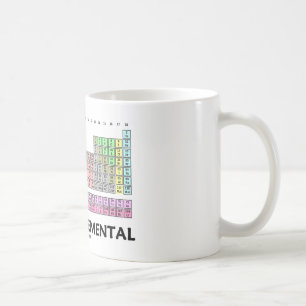 Caneca De Café Apenas vá elementar (a mesa de elementos