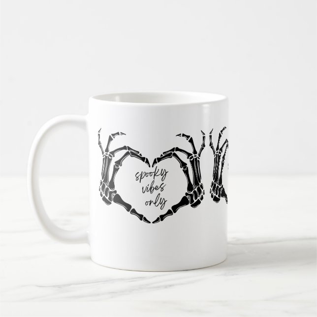 Caneca De Café Apenas Vibes Spooky (Esquerda)