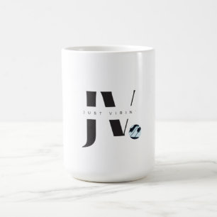 Caneca De Café Apenas Vibin' Mug (Contemporâneo)