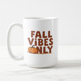Caneca De Café apenas vibrações de outono