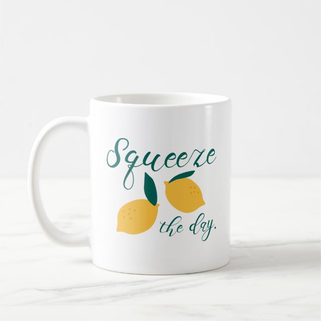 Caneca De Café Aperte O Dia (Esquerda)