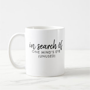 Caneca De Café Aphantasia Citação Divertida Fonte Olho da Mente P