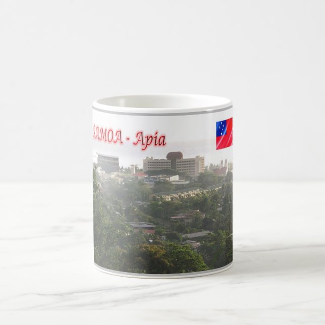 Caneca De Café Apia Upolo - Samoa - (Centro)
