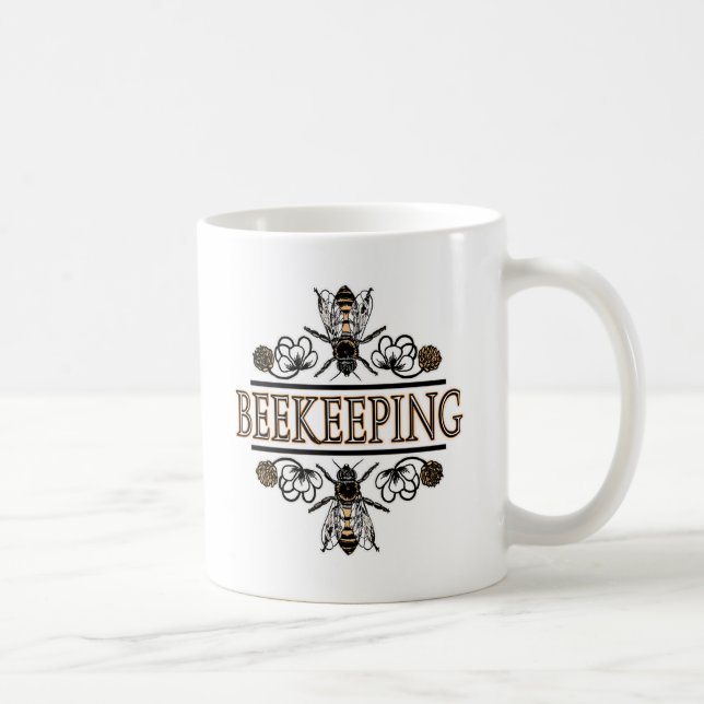Caneca De Café apicultura com abelhas de trabalhador (Direita)