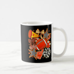 Caneca De Café Aplaudir Mãe Laranja Porrista Dia de Jogo Aplaudir