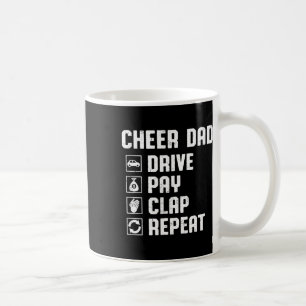 Caneca De Café Aplaudir Pai Dirigir Pagar Bater Palmas Repetir Ch
