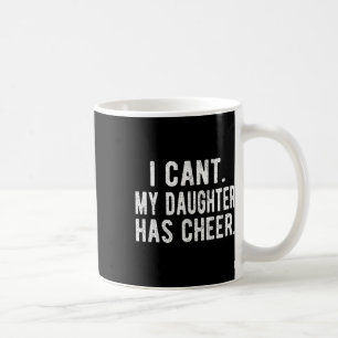 Caneca De Café Aplaudir Pai Filha Cheerleading Dia dos Pais Aplau