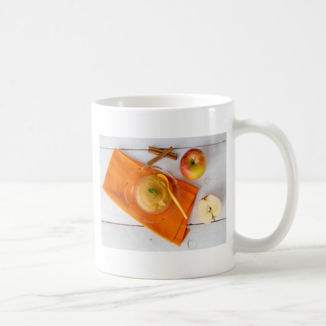 Caneca De Café Aplausos com canela e colher de laranja (Direita)