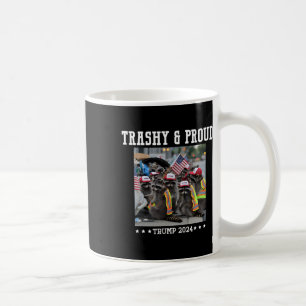 Caneca De Café Apoiadores de Trump Lixo Guaxinim Espalhafatoso E
