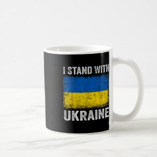Caneca De Café Apoiar A Ucrânia I A Defender A Ucrânia Fla Ucrani