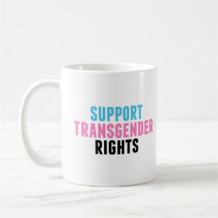 Caneca De Café Apoiar ativista trans-transgênere de direitos tran