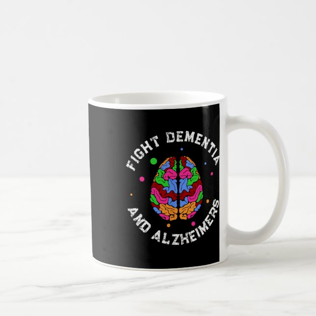 Caneca De Café Apoiar Heimerheimer Sensibilizar Endheimer Combate (Direita)