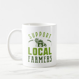 Caneca De Café Apoiar os agricultores locais