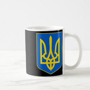 Caneca De Café Apoie a Ucrânia Bandeira da Ucrânia - Exército da