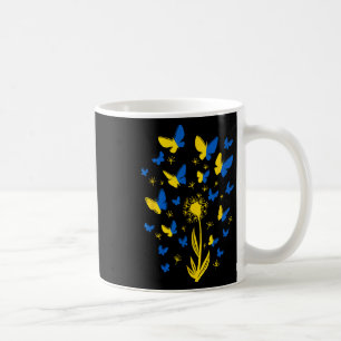 Caneca De Café Apoie a Ucrânia Eu Apoio a Ucrânia Mulheres Borbol