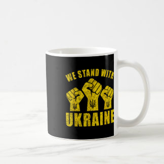 Caneca De Café Apoie a Ucrânia - Nós estamos com a Ucrânia