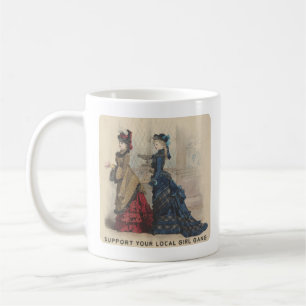 Caneca De Café Apoie seu grupo local da menina