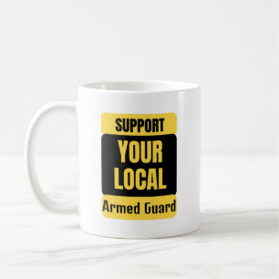 Caneca De Café Apoie Sua Guarda Armada Local