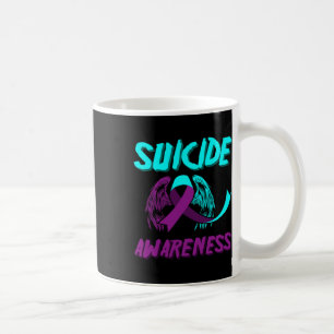 Caneca De Café Apoio à Consciência Suicida Asas Suicidas Prevençã
