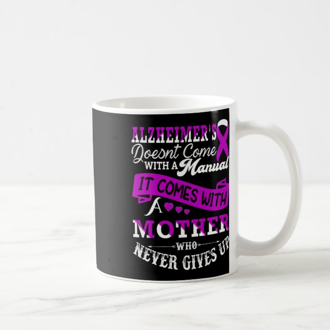 Caneca De Café Apoio à Mãe Consciente Guerreira Heimer Mãe  (Direita)