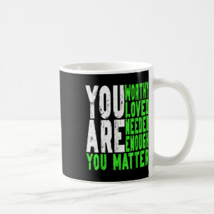 Caneca De Café Apoio Motivacional Guerreiro Conscientização da Sa