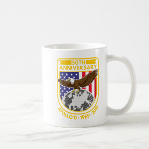 Caneca De Café Apollo 11 Lua Aterrissando 50º aniversário Novid