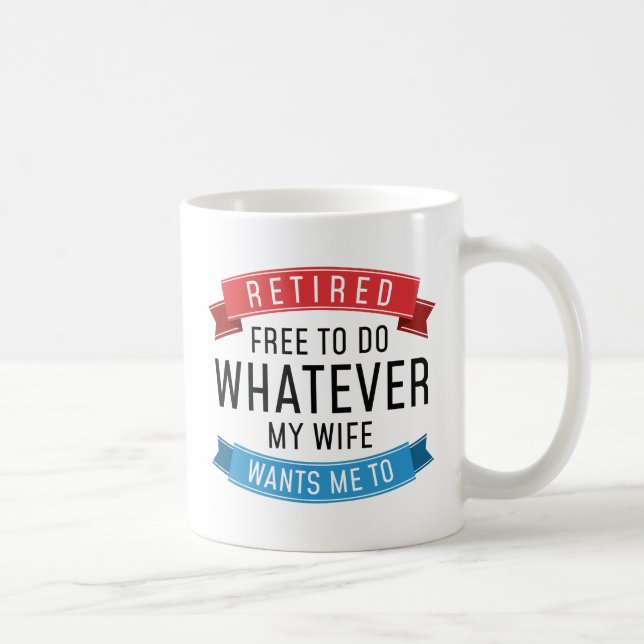 Caneca De Café Aposentado (Direita)