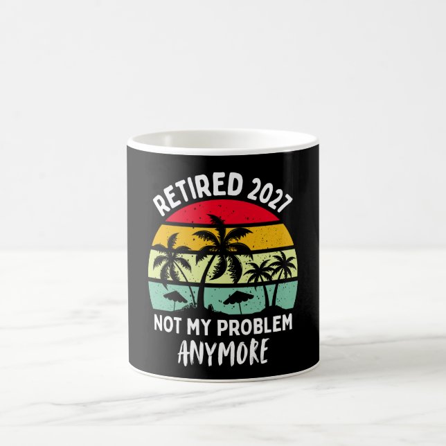 Caneca De Café aposentado 2027 não é mais problema meu (Centro)