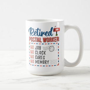 Caneca De Café Aposentado Carteiro de Correspondência Aposentador