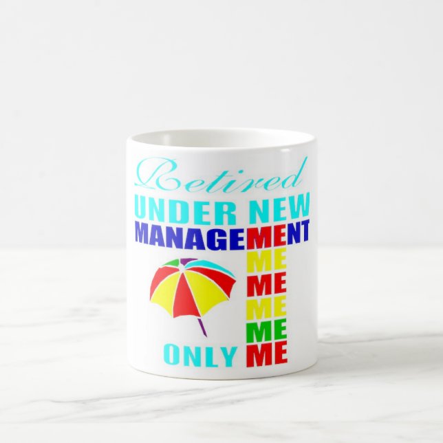 Caneca De Café Aposentado e sob nova gestão (Centro)