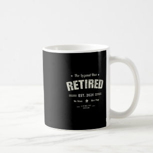 Caneca De Café Aposentado Engraçado 2026 Olá Descanso Mãe Férias