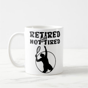 Caneca De Café Aposentado, mas não cansado, esporte tênis