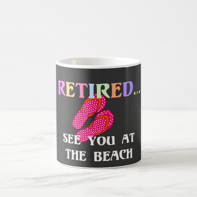 Caneca De Café Aposentado...Vejo-te na Praia (Centro)