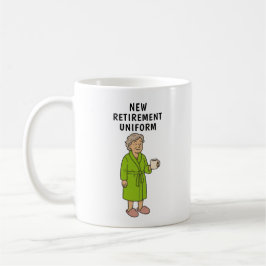 Caneca De Café Aposentadoria da Dama Divertida