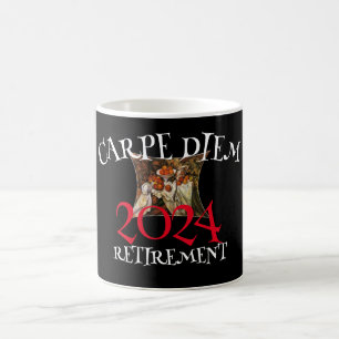 Caneca De Café Aposentadoria da Turma de 2024 Carpe Diem