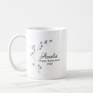 Caneca De Café Aposentadoria Feliz Personalizada 2027 