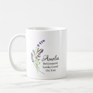Caneca De Café Aposentadoria Personalizada Fica Bem Em Você Flora