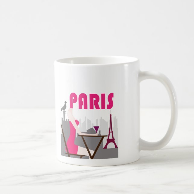 Caneca De Café apostas, Paris - França Eiffel TowerChamps Elysée… (Direita)