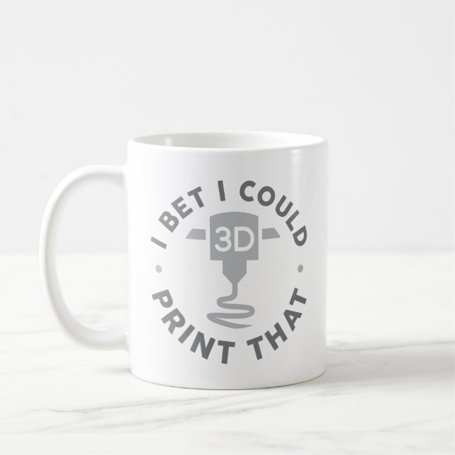 Caneca De Café Aposto Que Posso Imprimir Isso (Esquerda)