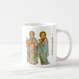 Caneca De Café Apóstolos Honorários: SS Paul & Barnabas (RLS20c)
