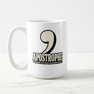 Caneca De Café Apóstrofo – Pequena Marca Enormes Problemas de Pos