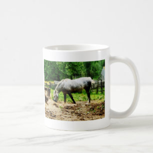Caneca De Café Appaloosa Eating Hay