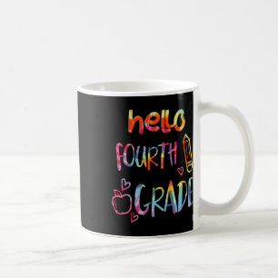 Caneca De Café Apple Olá Quarta Série 4º Primeiro Dia De Aula T